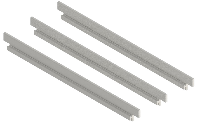 Produktbild UBK 200 053  -  Sichtkantenprofil UBK 200 für Endstück, 5mm Vertiefung